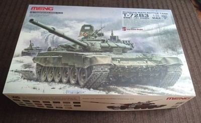 Meng 1/35 T-72B3 Russian Tank TS028 Lower Hull & Wheels Started  Otherwise MIB 