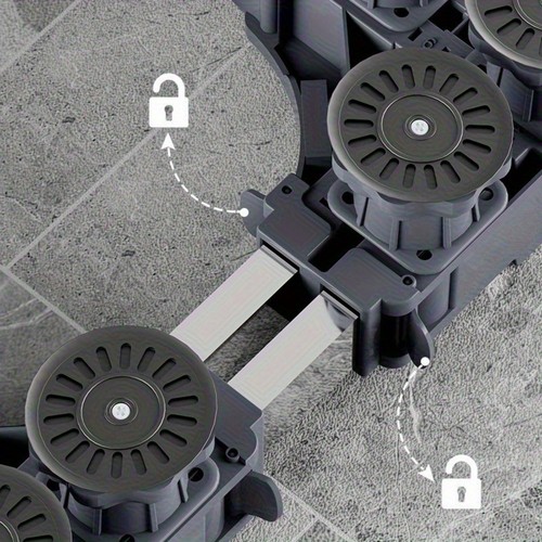 Heavy-Duty Appliance Stand, 1200LBS Universal Washer Dryer Pedestal Stand wit... - Picture 8 of 9