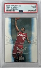 2003-04 Upper Deck Air Academy LeBron James #AA3 PSA 9 MINT Rookie RC (B238)