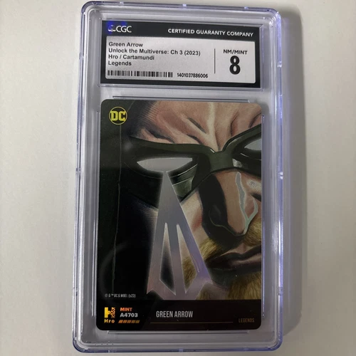 DC Hybrid Trading Card 2023 Chapter 3 Green Arrow Legendary Holo A4703 CGC 8