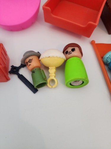 Juguetes De Colección Años 70 Años 80 Agrupación Personas Taza Casa Accesorios Perro Bandera Galleta - Imagen 10 de 10