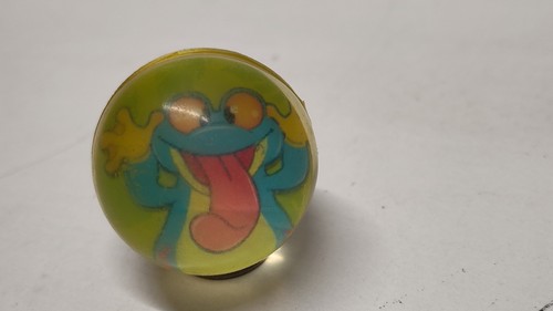 Super Palline Ribbit Rana Faccia Felice Verde Rimbalzante Doppio Lato (2) Diametro 1,25" - Foto 5 di 8