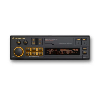 Pioneer SXT-C10PS Retro Design Autoradio DAB+ Bluetooth MP3 DSP 1-DIN Oldtimer - Bild 1 von 4