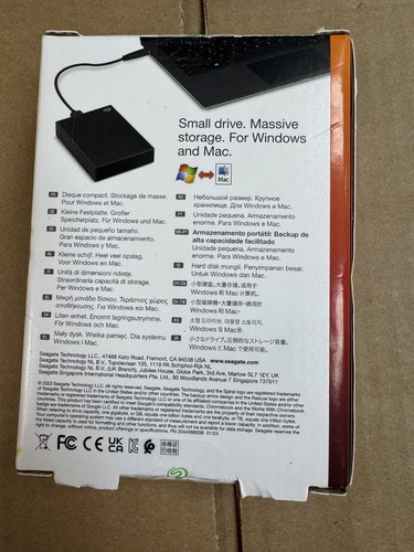 Seagate STHP4000400 4TB External 2.5in. Hard Drive Black New Sealed - Picture 6 of 6