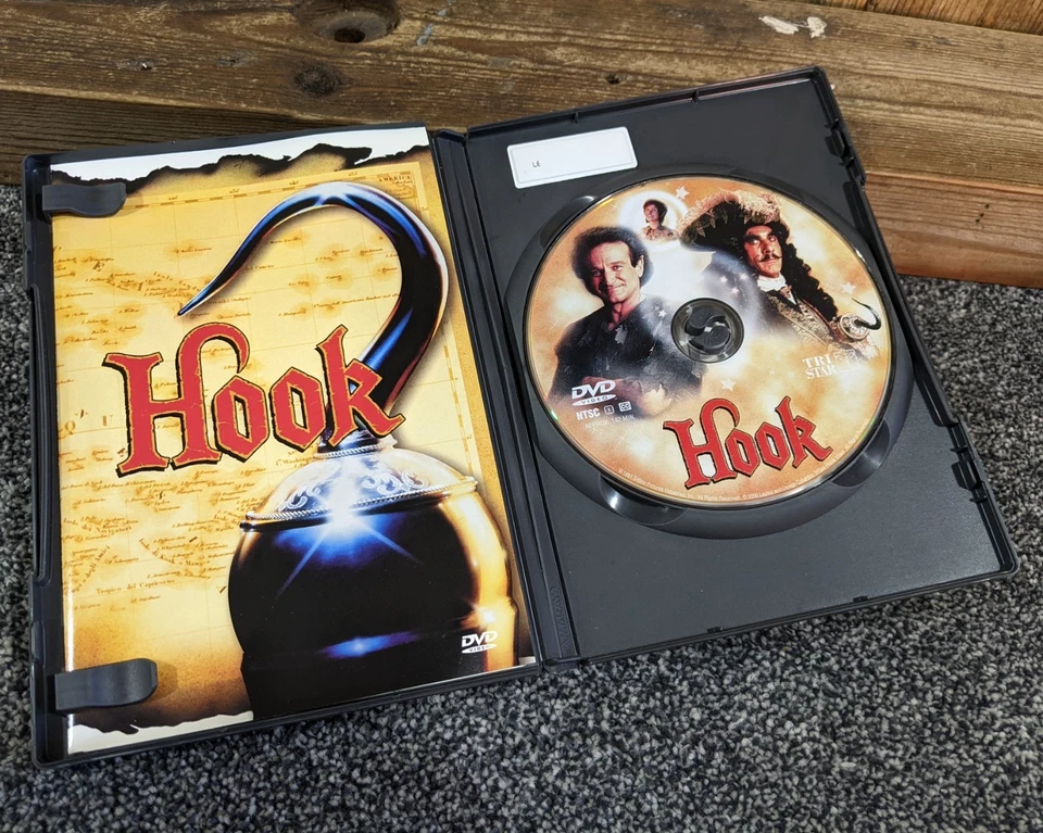Hook (DVD 1991) Vintage Family Adventure ~ Dustin Hoffman/Robin Williams ~Import - Image 2 of 3