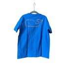 Vineyard Vines Boys' Whale Short-Sleeve Crewneck Pocket T-Shirt Blue Orange SZ 7