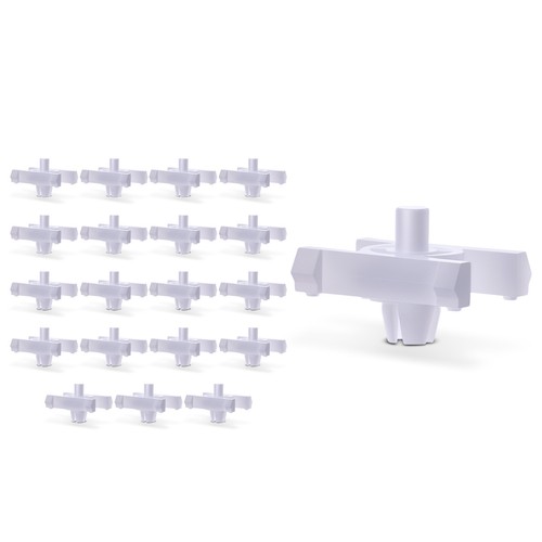 20Pcs 6.5mm Door Trim Molding Impact Strip Clip Fasteners for BMW E30 318i 320i - Picture 9 of 10