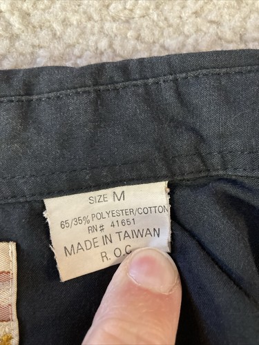 Vintage Gap Shirt Mens M Western Black Pearl Snap Long Sleeve Cowboy 1970s - Picture 4 of 16