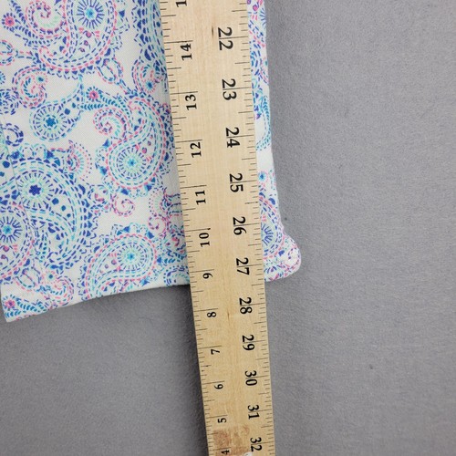 Pantalones Cortos Talbots Mujer Talla 6 Geométricos Azul Marino Rosa Blanco Floral - Imagen 6 de 10