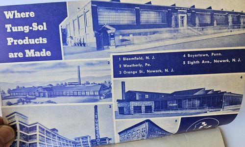 1948 14th Edition Tung-Sol Electron Tube Characteristics Chart Manual Texas TX - Picture 7 of 8