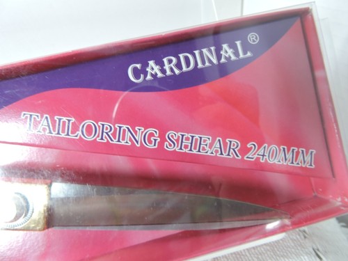 Cardinal Tailoring Shear 240 MM gold handles in box - Picture 2 of 5