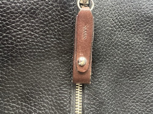 Borsa a tracolla convertibile TANO in pelle nera hobo borsa pieghevole - Foto 3 di 9