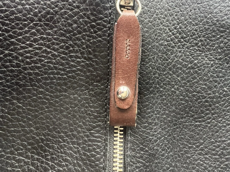 TANO черной кожи Hobo через плечо трансформируемый наплечная сумка сумочка складной - Изображение 3 из 4