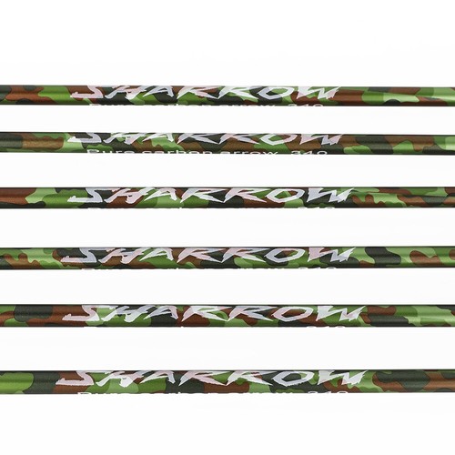 6/12 X 30'' Archery Arrow Pure Carbon Spine 340 ID6.2mm Bow Hunting Shooting - Picture 8 of 26