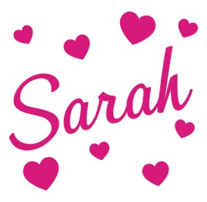 Personalised-Name-Hearts-Wall-Art-Boys-Girls-Kids-Bedroom-Custom-Vinyl-Sticker