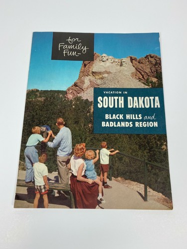 Vintage ""Urlaub in South Dakota, Black Hills and Badlands Region"" Reisebuch
