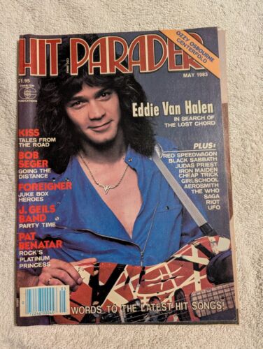Hit Parader 1983 8 Issues Van Halen Tom Petty Ozzy Osbourne Iron Maiden AC/DC - Picture 3 of 20