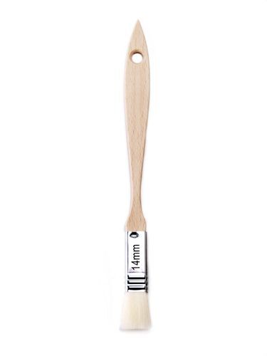 Schellack Pinsel Ziegenhaar Profi Streichpinsel Flachpinsel Streichschellack - Bild 2 von 15