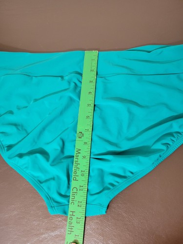 Womens Plus Size 2x 20w 22w Green Ocean Bikini Swim Bottom Brand New Nwt - Picture 22 of 24