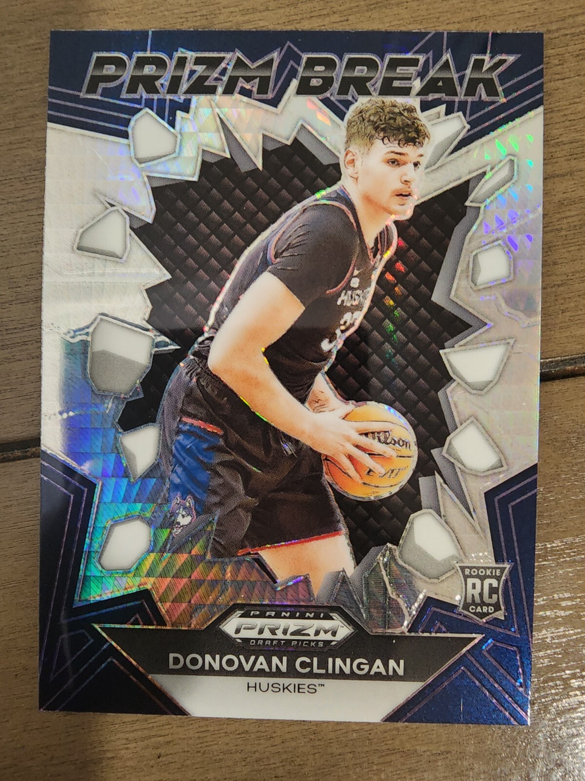 Donovan Clingan 2024 Prizm Draft Prizm Break Rookie RC Hyper Prizm