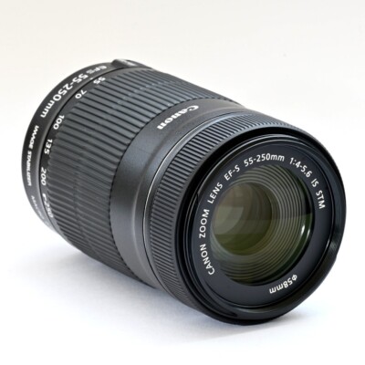 Canon EF-S 55-250mm F4-5.6 IS STM Used from Japan Canon EF-S 55-250mm F4-5.6 IS STM Used from Japan