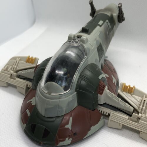 Vintage Star Wars Action Fleet Boba Fett's Slave I GALOOB MICRO MACHINES 1996 - Picture 20 of 24