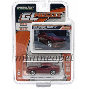 GREENLIGHT-13100-E-GL-MUSCLE-2011-CHEVROLET-CAMARO-SS-1-64-DIECAST-RED