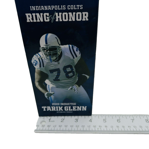 Tarik Glenn Bobblehead #78 Ring of Honor Indianapolis Colts NFL Football 2022 - Picture 12 of 12