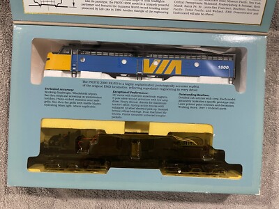 Proto 2000 E8 A Diesel Locomotive. VIA Canadian Line Rare