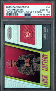 2019-20 Panini Silver Prizm LOTL Cam Reddish Hawks RC Rookie PSA 10 GEM MINT
