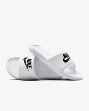 Nike VICTORI ONE Women's White CN9677-100 Basic Active Slides NEW WITH BOX