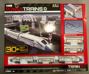 New 2012 Power Trains Deluxe City Train Set 30+ Feet Of Track 82 Pieces Jakks