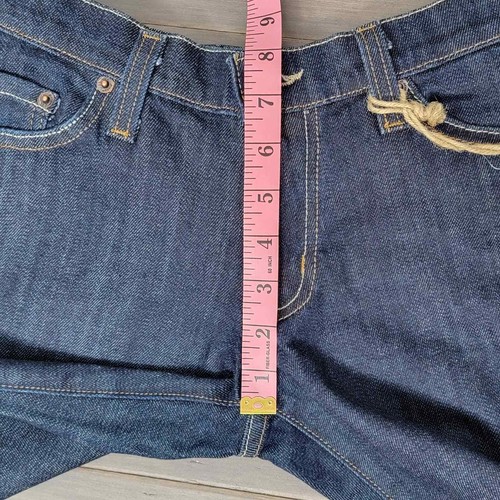 Neu mit Etikett Gracia K schmal zulaufende Denim Damenjeans Größe 9 UVP: 148 $ dunkle Waschung 32 x 31 - Bild 9 von 9