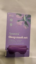 Astura Sleep Mask Set Weighted Eye Pillow NEW IN BOX