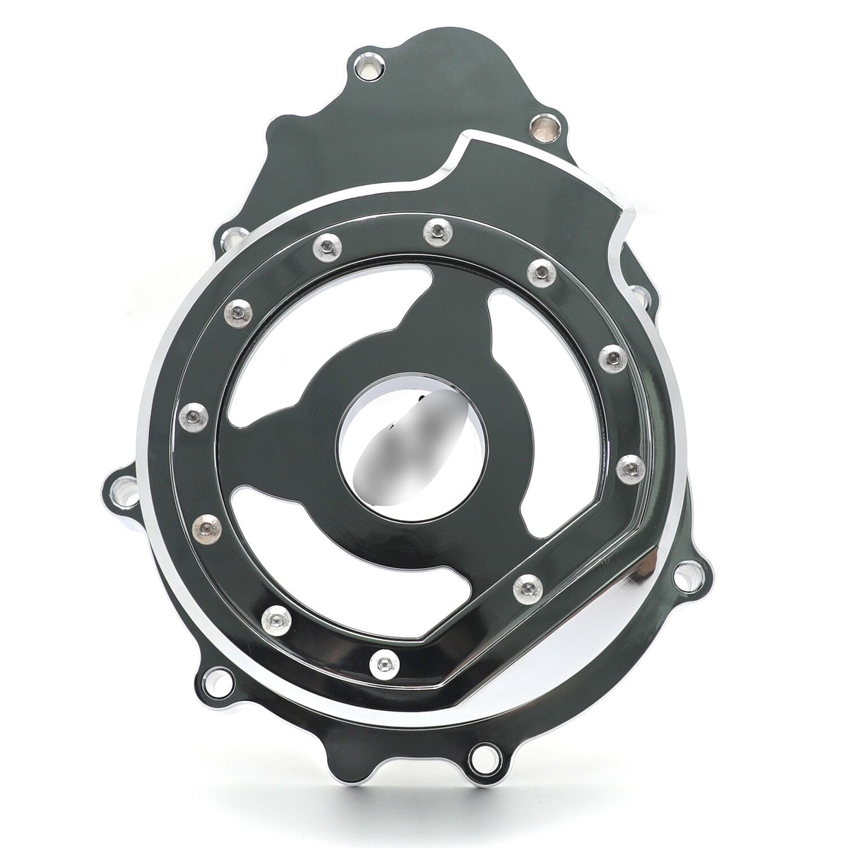 クローバー For 2003-2004 Kawasaki ZX-6R/ZX636 Chrome Clear Left Engine