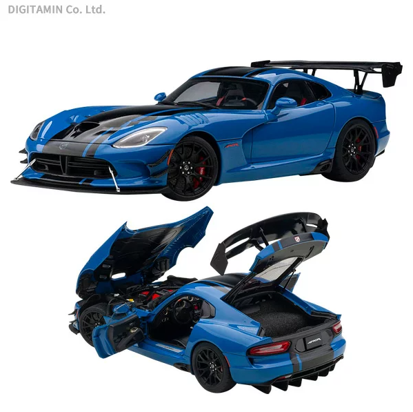 AUTOart 71734 1/18 Dodge Viper ACR (Blue/Black Stripe