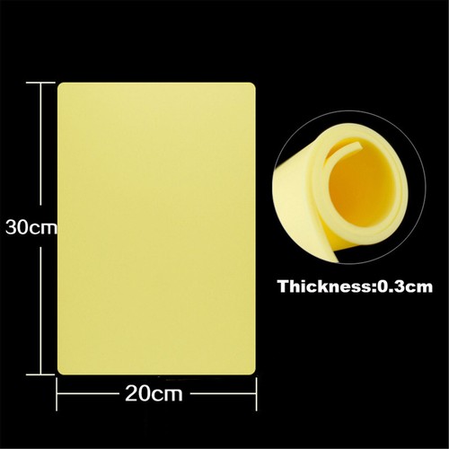 Reusable Tattoo Practice Fake Skin 20x30cm Silicone Double Sided 3mm Thickness - Picture 2 of 10