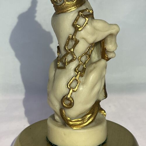 Rare Unicorn of Scotland Figure~Queen's Beasts Resin Statue Felt Bottom 6 1/8" - Picture 18 of 22