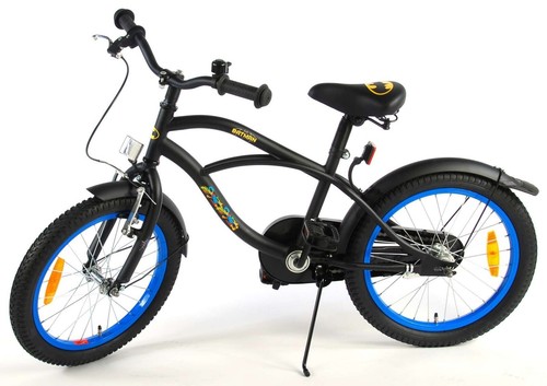 18 Zoll Batman Kinderfahrrad Schwarz 4-7 Jahre Fahrrad Hand- U. Rücktrittbremse - Bild 13 von 14