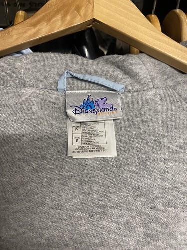 Disneyland Disney Tinkerbell Blue Rain Jacket Full Zip Size Small (Pre-Owned) - Picture 7 of 10