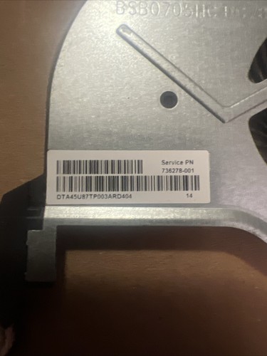 HP 736278-001 CPU Cooling Fan - Zdjęcie 5 z 6