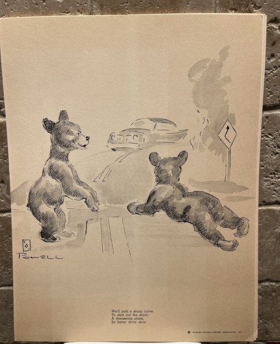 Ace Powell Pete & Repete Montana Glacier Park Bears Rare 12 Set Vintage - Picture 11 of 22