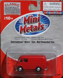 classic metal works ho scale international metro van red ebay classic metal works ho scale