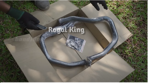 Protector de motor Royal Enfield Meteor 350 Quatrefoil - Imagen 4 de 8