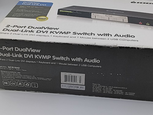 New IOGEAR 2-Ports DualView KVM Switch Model GCS1642 - Picture 3 of 4