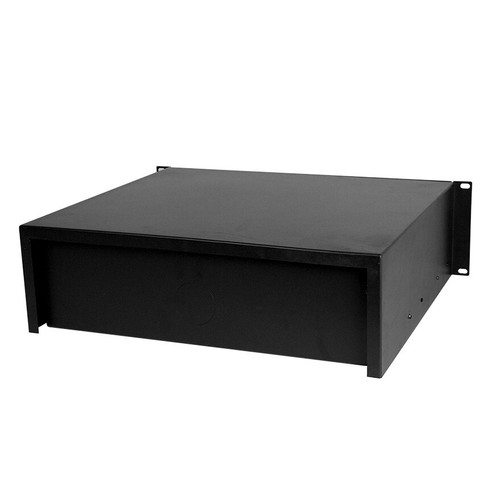 Royal Racks 3U Locking Sliding Drawer Storage Security Server Cabinet Rack Mount - Picture 3 of 5