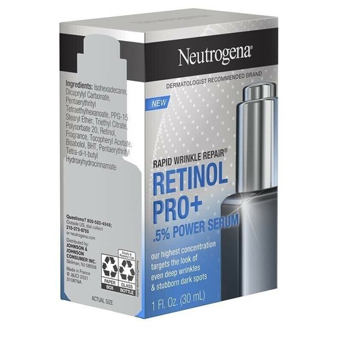 Neutrogena Rapid Wrinkle Repair Retinol Pro+ .5% Power Serum 30mL - Imagen 2 de 5