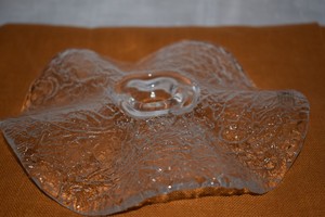 VTG-Norway-Magnor-Christmas-Glass-Candle-Holder-Taper-Hand-Made-Lead-Crystal