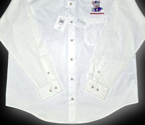 Camicia abito abbottonata RARA nuovissima Chuck E formaggio pollice Chuck con etichette - Foto 3 di 9