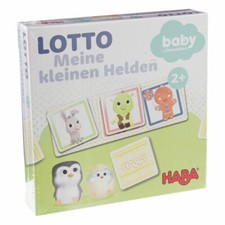 HABA Lotto Meine Kleinen Helden, 12-tlg., Lottospiel, Brettspiel, Lern-Spielzeug